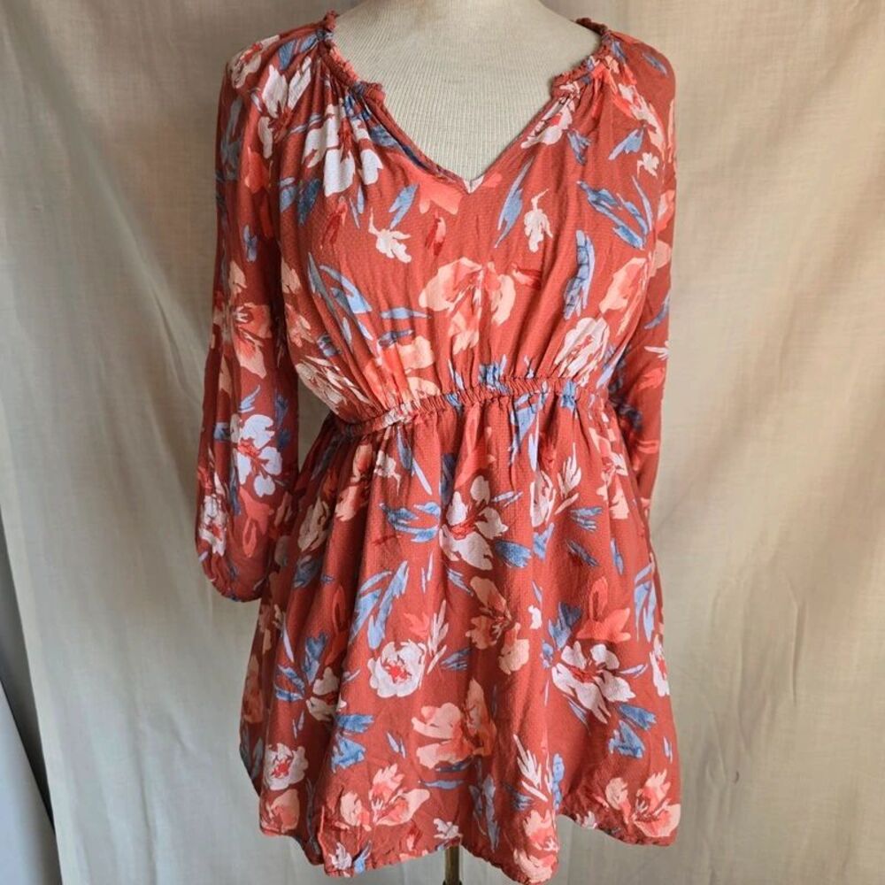 Isabel Maternity Floral Mini Dress Size M